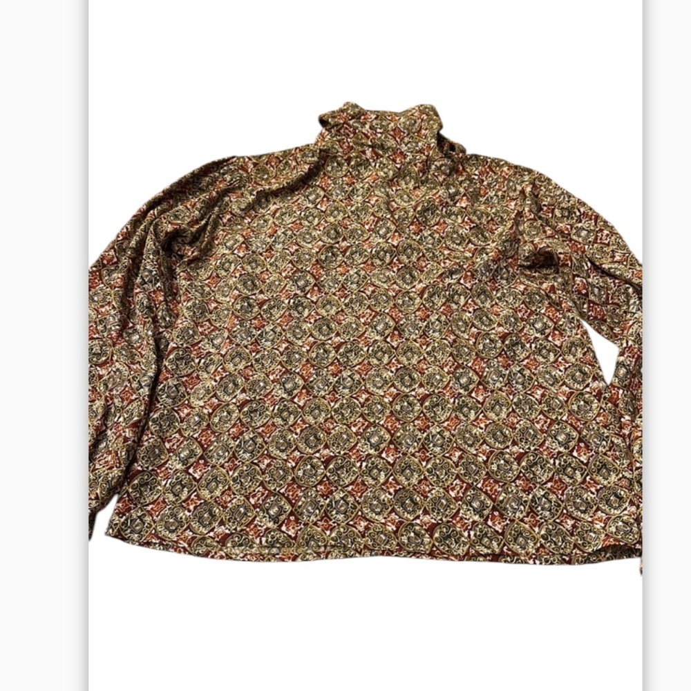 BURBERRY 100% silk blouse vintage